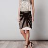 Bottega Veneta Tulle Embellished Dress in Black (beige) - Lyst