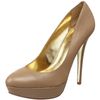 Charles By Charles David Pure Platform Pump in Beige (beige leather) - Lyst