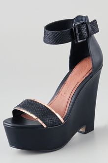 Elizabeth And James Sibil Wedge Platform Sandals - Lyst