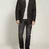 Farrell Mitchum Four Pocket Coated Jacket in Green for Men (dark green) - Lyst