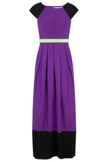 Ghadah Block Colour Gown - Lyst