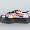 Jeffrey Campbell The Zomg Sneaker in Turquoise Orange Floral in Multicolor (turquoise) - Lyst