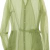 Jil Sander Athene Silk Organza Shirt in Green - Lyst
