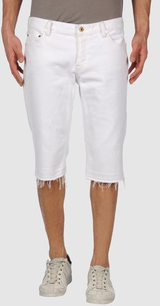 Ralph Lauren Ralph Lauren Denim Capris in White for Men - Lyst