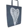 See By Chloé Blue Heart Motif Tote Bag in Gray (blue) - Lyst
