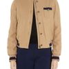 See By Chloé Varsity Style Wool Blend Felt Jacket in Brown (taupe) - Lyst