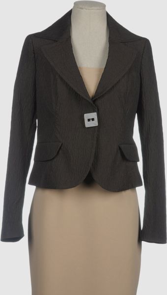 Sfizio Blazer in Brown - Lyst