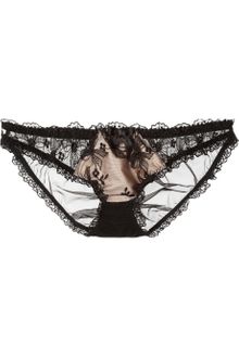 Agent Provocateur Petronella Lace and Satin Briefs - Lyst