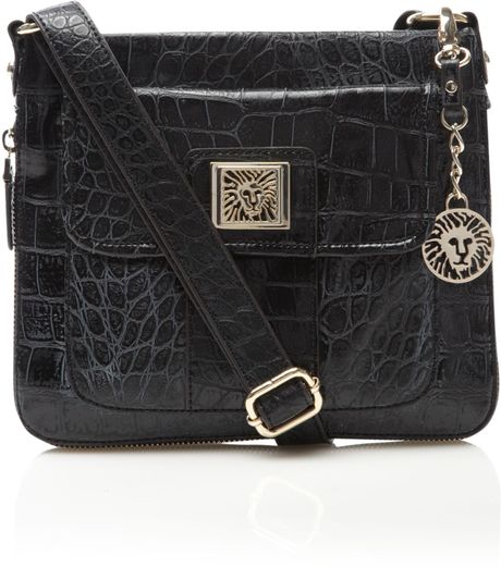 Ak Anne Klein Trinity Cross Body Bag in Black