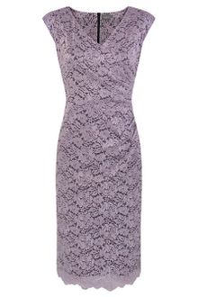 Alexon Purple Alexa Lace Dress - Lyst