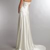 Anoushka G Barbara Satin Empire Line Dress in White (ivory) - Lyst