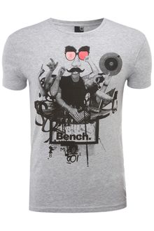 Bench DJ Octo Print Crew Neck Tshirt - Lyst