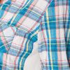 C&c California Joshua Plaid Rib Roll Sleeve Shirt in Blue - Lyst