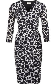 Cc Petite Square Print Jersey Dress - Lyst