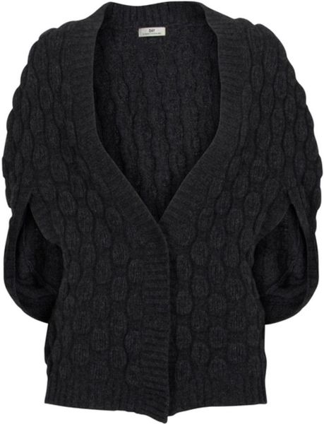 Day Birger Et Mikkelsen Day Panter Cardigan in Gray (dark grey) - Lyst