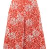 Dickins & Jones Ladies Printed Cotton Satine Skirt in Pink (coral) - Lyst
