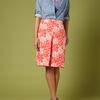 Dickins & Jones Ladies Printed Cotton Satine Skirt in Pink (coral) - Lyst