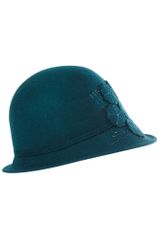 Dickins & Jones Flower Trim Detail Cloche Hat