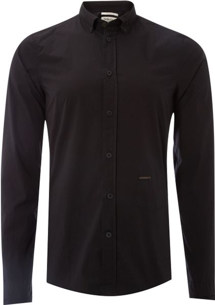 Diesel Long sleeve Shirt in Black for Men - Lyst