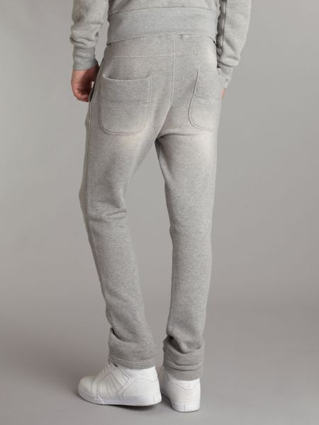 lyle and scott grey tracksuit bottoms