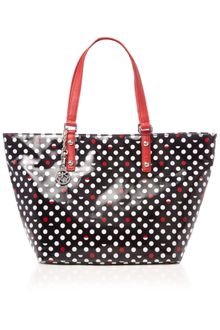 DKNY Coated Canvas Polka Dot Tote Bag - Lyst