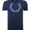Fred Perry Marl Laurel Tshirt in Blue for Men (indigo) - Lyst