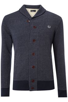 Fred Perry Shawl Cardigan - Lyst