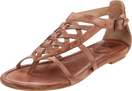 Frye Frye Womens Madison Huarache Thong Sandal in Brown (light brown) - Lyst