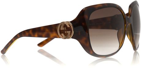 Gucci Gucci Sunglasses in Brown - Lyst