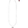 Guess Vintage Bow Pendant in Silver - Lyst