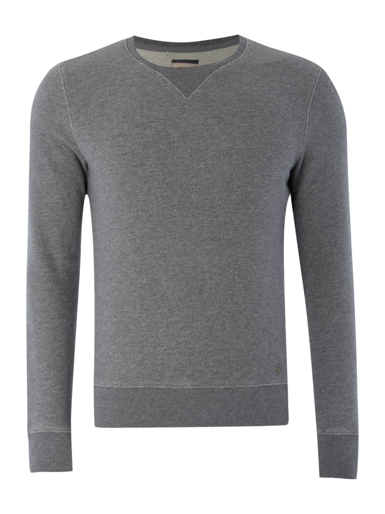 Hugo Boss Crew Neck Sweatshirt in Gray for Men (grey) | Lyst