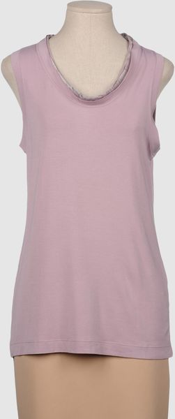Icons Sleeveless Tshirt - Lyst