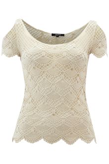 Izabel Lace Top - Lyst