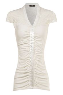 Jane Norman Lace Hookeye Top - Lyst