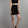 John Zack Embellished Cut Out Dress in Black - Lyst