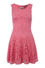 John Zack Tiered Lace Dress