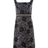 Js Collections Jacquard Scoop Dress in Gray (silver) - Lyst