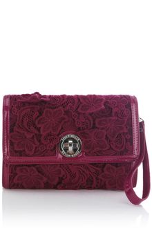 Karen Millen Lace Embroidery Handbag - Lyst