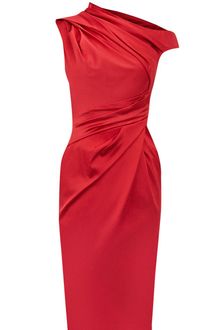 Karen Millen Beautiful Satin Dresses - Lyst