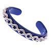 Karen Millen Narrow Custom Chain Cuff in Purple - Lyst