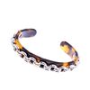 Karen Millen Narrow Custom Chain Cuff in Blue (tortoiseshell) - Lyst