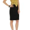 Karen Millen Heavy Cotton Lace Dress in Yellow - Lyst
