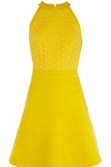 Karen Millen Minimal Cotton Tailored Dress