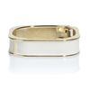 Kate Benjamin Ivory Enamel Square Bracelet in Gold (white) - Lyst