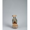 L.a.m.b. Taupe Leather Paillette Detail Keita Platform Sandals in Gold (taupe) - Lyst