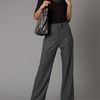 Linea Corded Waist Wide Leg Trousers in Gray (grey) - Lyst