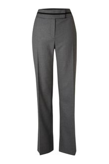 Linea Wide Leg Herringbone Tweed Trouser - Lyst