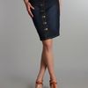Linea Weekend Denim Button Through Skirt in Blue (indigo) - Lyst