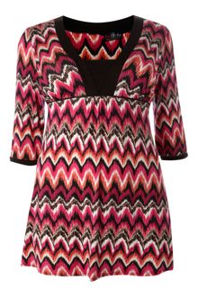 Lovedrobe Aztec Print 34 Sleeve Tunic - Lyst