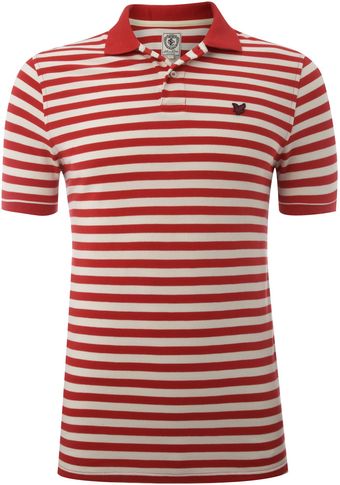  Regular Fit Striped Pique Polo Shirt 